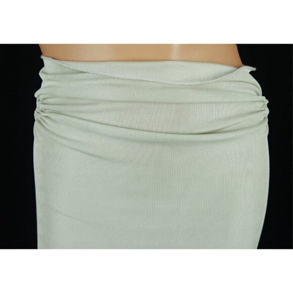Tyrell Stretch Jersey Maxi Skirt Size XL Green SSENSE Exclusive $150 - Picture 2 of 10